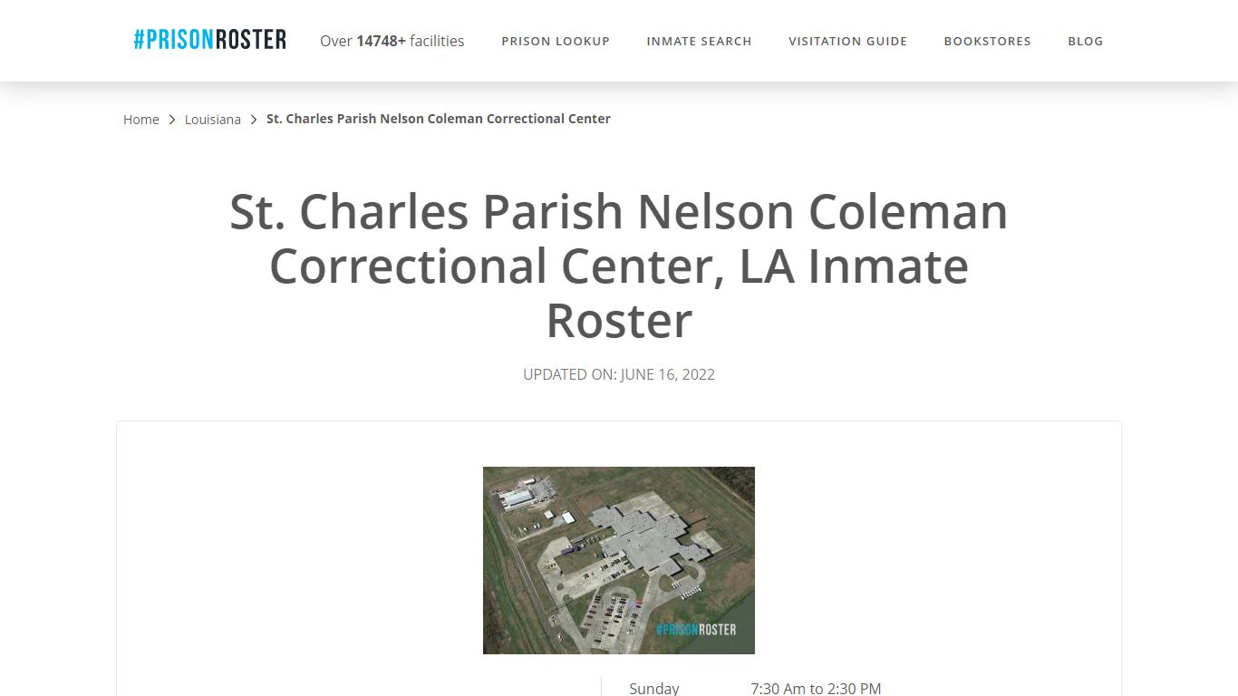 St. Charles Parish Nelson Coleman Correctional Center, LA ...